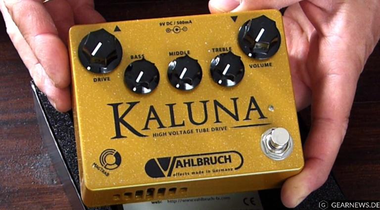 VAhlbruch Kaluna Roehren Overdrive Effekt Pedal Front