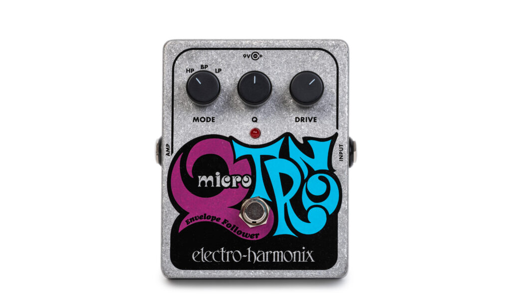 Mit dem Electro Harmonix Micro Q-Tron erhält man ein flexibles und leicht bedienbares Pedal zur Erzeugung authentischer Auto-Wah-Sounds.