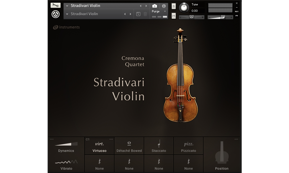 Sehr übersichtlich: das GUI von „Stradivari“