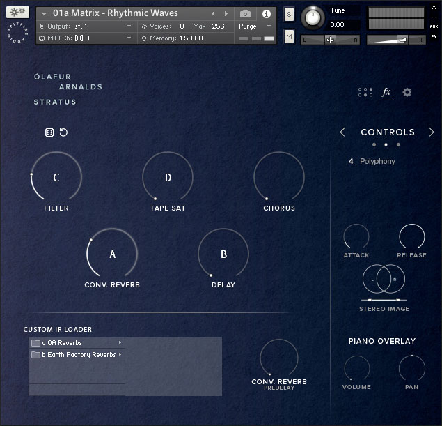 Olafor Arnalds Stratus: Die FX-Page