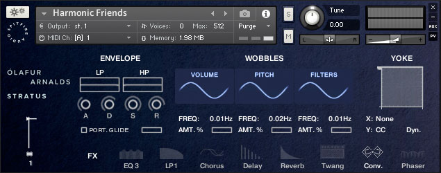 Die Mercury Engine ist wie eine Synthesizer-Sektion aufgebaut.