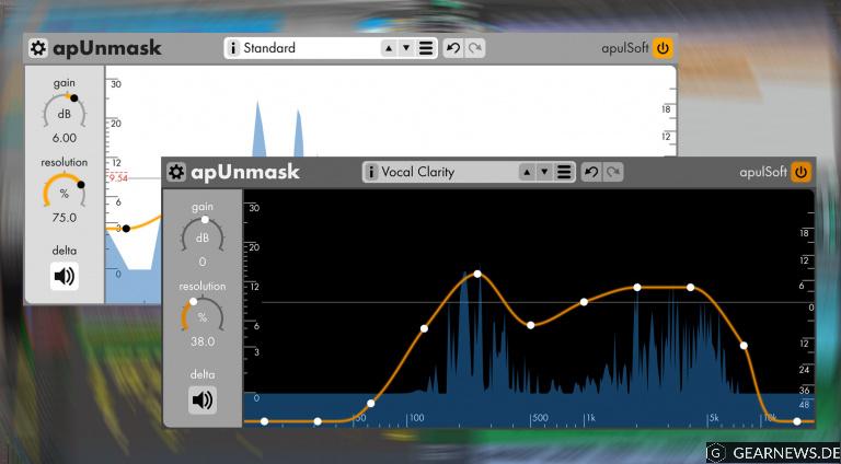 apulSoft apUnmask: psychoakustisches Mastering Plug-in findet versteckte Audiosignale