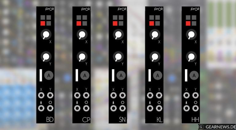 Prok Drum-Module für VCV Rack