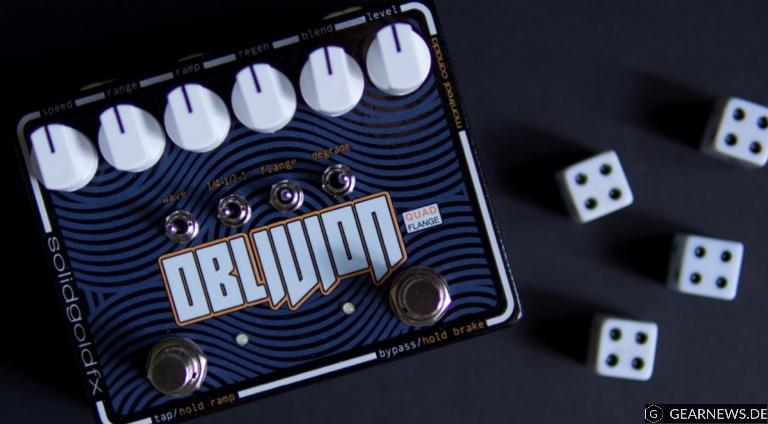 SolidGoldFX Oblivion Quad Flange Effekt Pedal 1