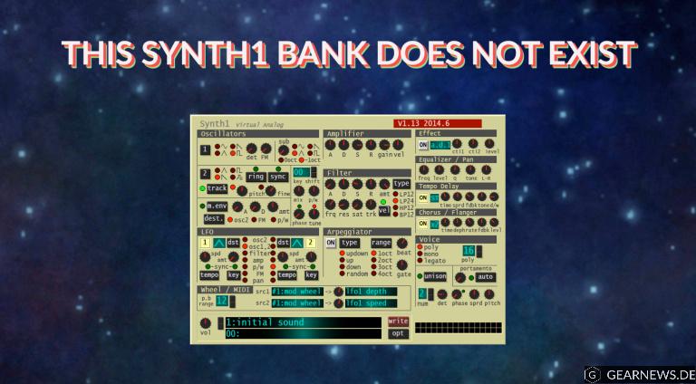 Künstliche Intelligenz erstellt Patches für den kostenlosen Synth1