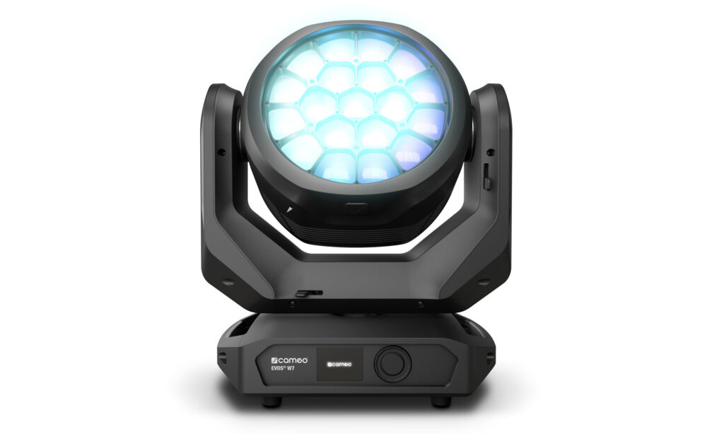 CAMEO W7 Wash-Beam Moving Head, Multitalent mit hohem Output