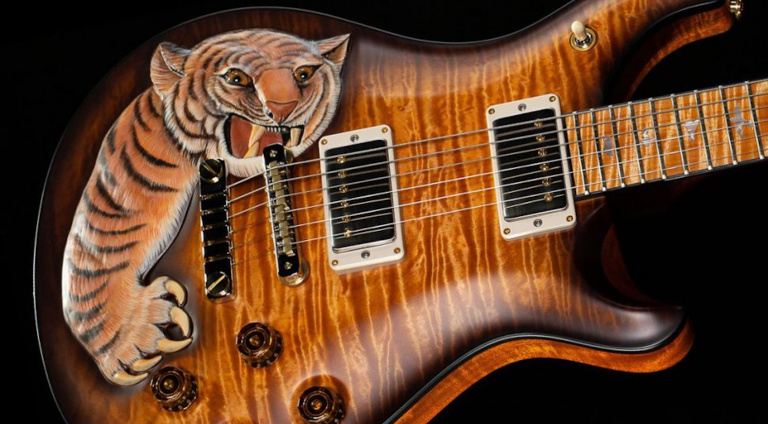 PRS Private Stock Snarling Tiger