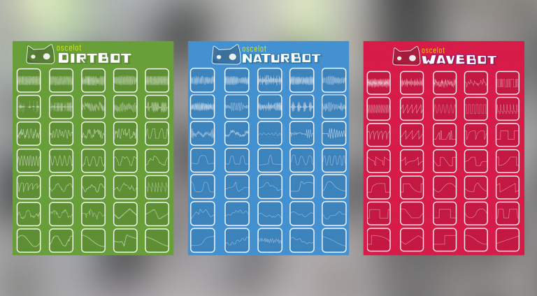 Sam Tierney Oscelot Dirtbot, Naturbot und Wavebot