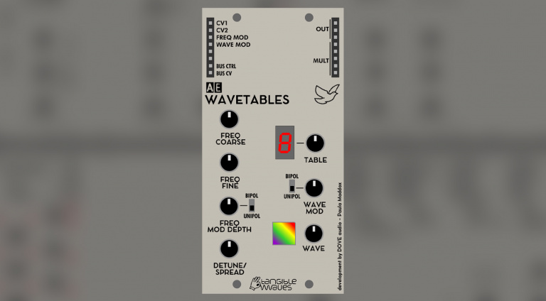 Tangible Waves / Dove Audio AE Wavetables