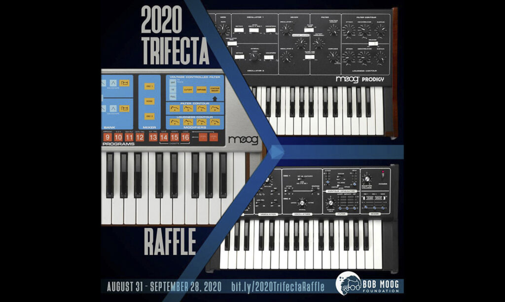 Bob Moog Foundation - 3 Vintage Synthesizer bei 2020 Trifecta Raffle zu gewinnen. (Foto: Bob Moog Foundation)