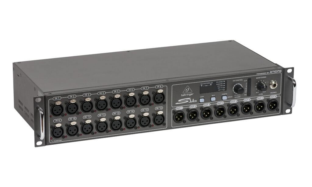 Hightech-Stagebox zum Low-Budget-Preis: Behringer S16 digitale Stagebox