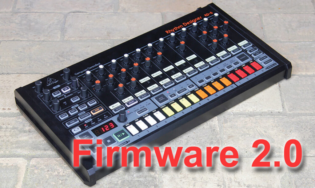 Behringer RD-8 Firmware 2.0 (Quelle: Behringer)