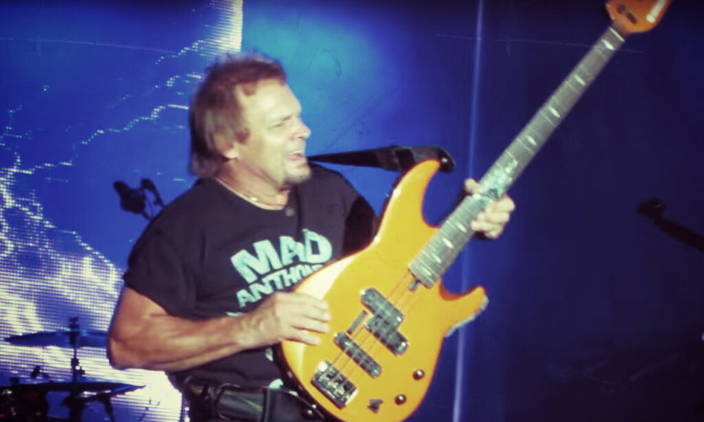 Michael Anthony on stage