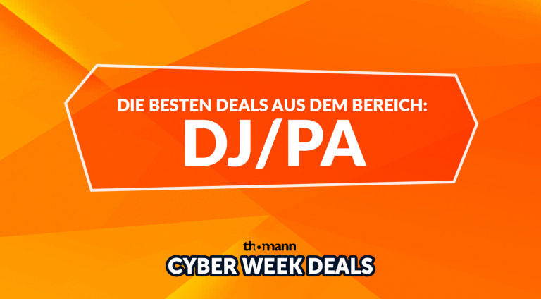 Thomann Cyber Week: Top Deals aus dem Bereich DJ und PA/Live