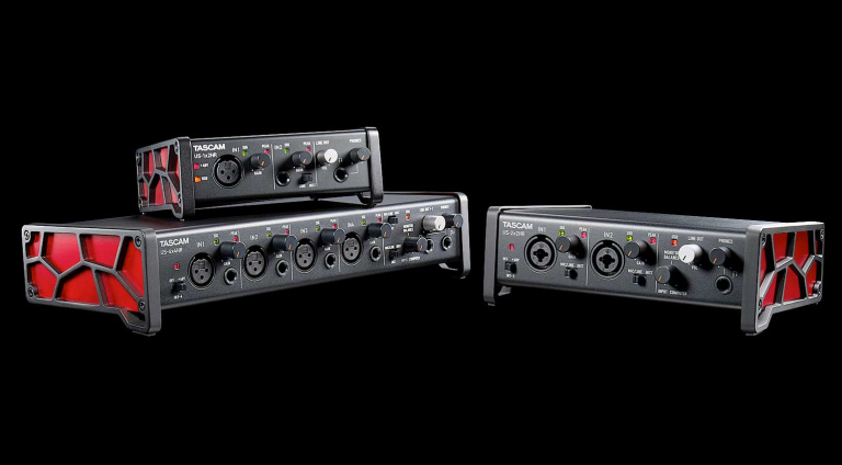 Tascam US-1×2 HR, US-2x2HR und US-4x4HR