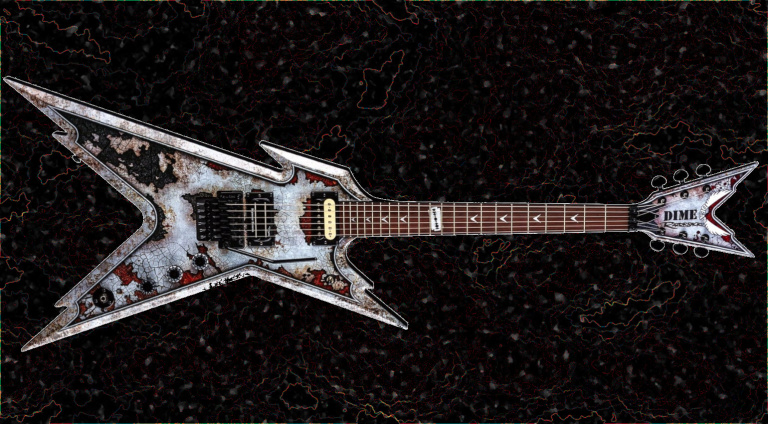 Dean Dimebag Razorblade Rust Gitarre Teaser