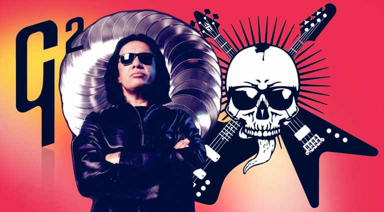 Gibson und Gene Simmons