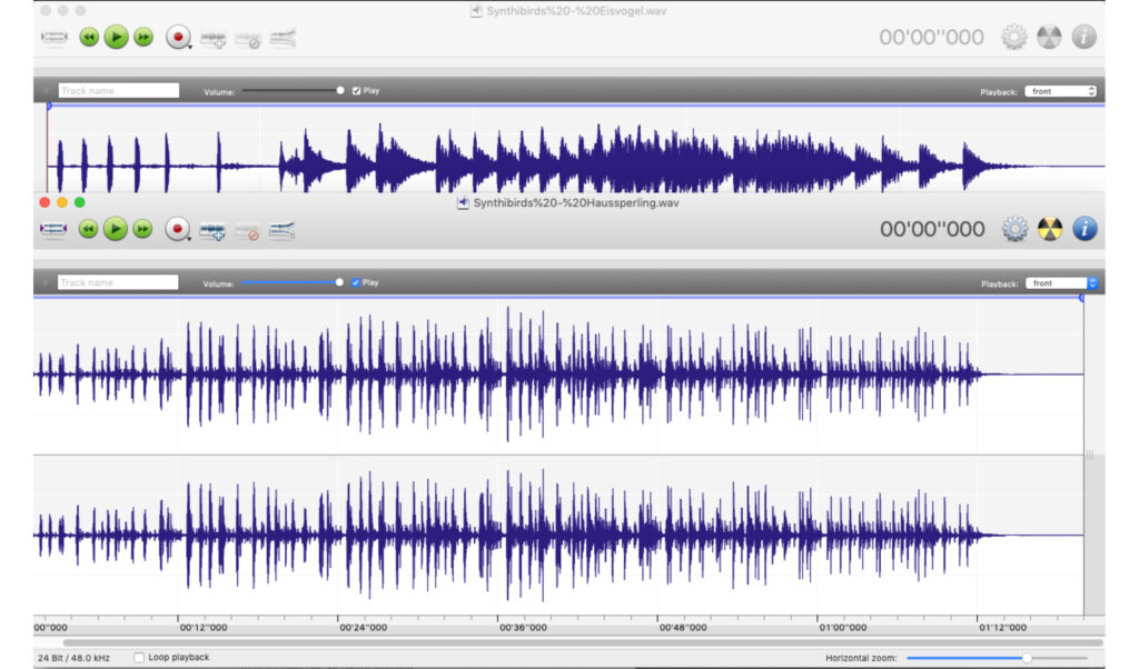 Alle zehn kurzen Kompositionen stehen als 24bit/48kHz WAV-Download zur Verfügung