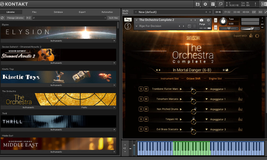 Best Service The Orchestra Complete 2 besticht durch die ausgeklügelte Ensemble-Engine.