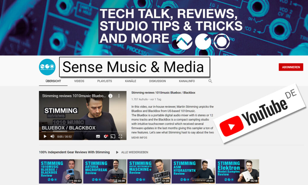 Sense Music & Media (Quelle: YouTube)