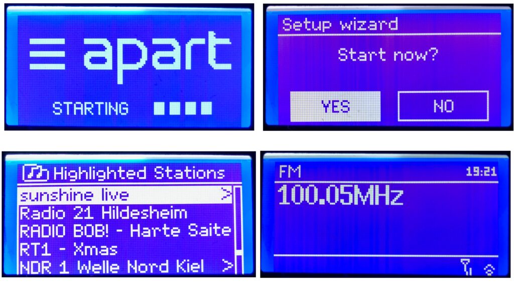 Das Setup per Wizard funktioniert einwandfrei und ohne Zauberei, das pixelgraphikfähige Display kann bis zu sechs Reihen Text anzeigen