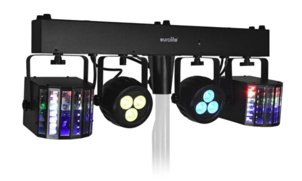 Funktionale und günstige Lichtleiste für mobile DJs, Entertainer und Musiker: Eurolite LED KLS-120 FX Compact Light