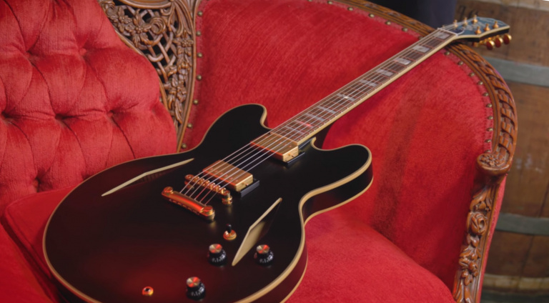 Epiphone Emily Wolfe Sheraton Stealth Semi Hollowbody