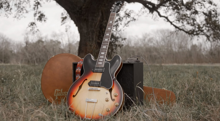 Gibson Slim Harpo ES-330 Lovell Tribute Hollowbody E-Gitarre Front Koffer