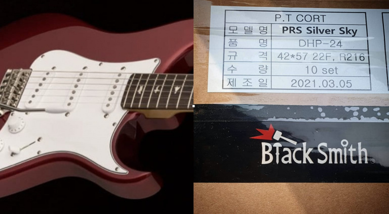 PRS SE Silver Sky BlackSmith LEAK