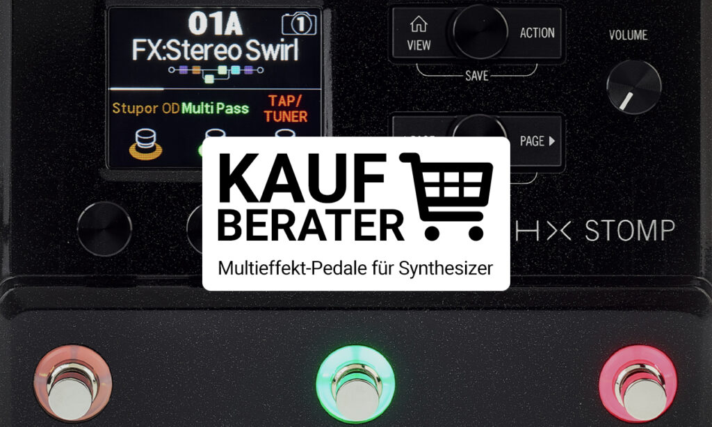 Die besten Multieffektgeräte für Synthesizer