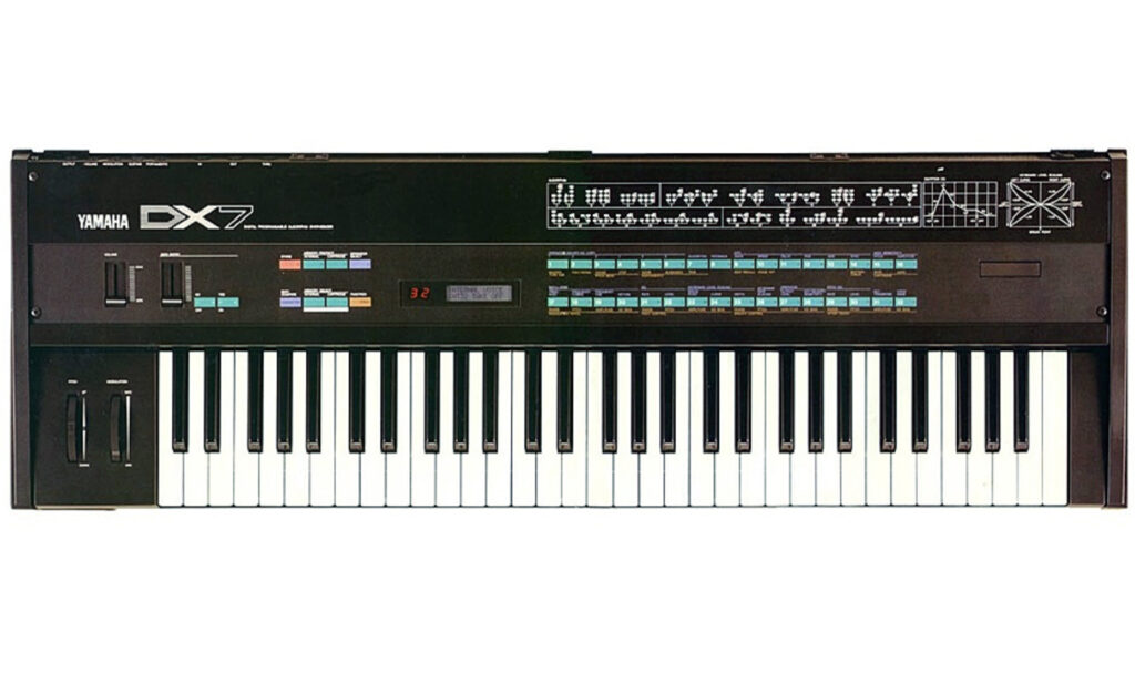 1983 brachte Yamaha den DX7 FM-Synthesizer in den Markt. (Quelle: Wikipedia)