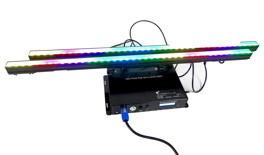 Stairville LED Pixel Rail 40 RGB MKII und Stairville LED Pixel Rail Drive 640 MKII (Controller)