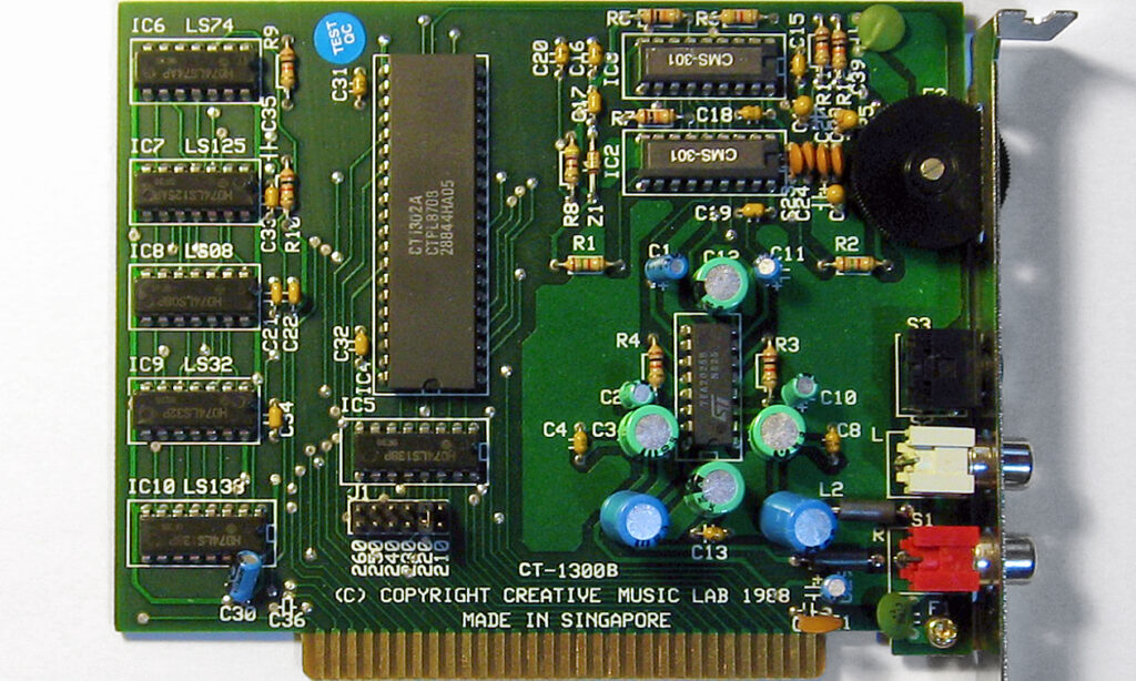 Eine Sound Blaster Soundkarte von Creative Labs. (Foto: Bratgoul at English Wikipedia, CC BY-SA 3.0, https://commons.wikimedia.org/w/index.php?curid=49102822)