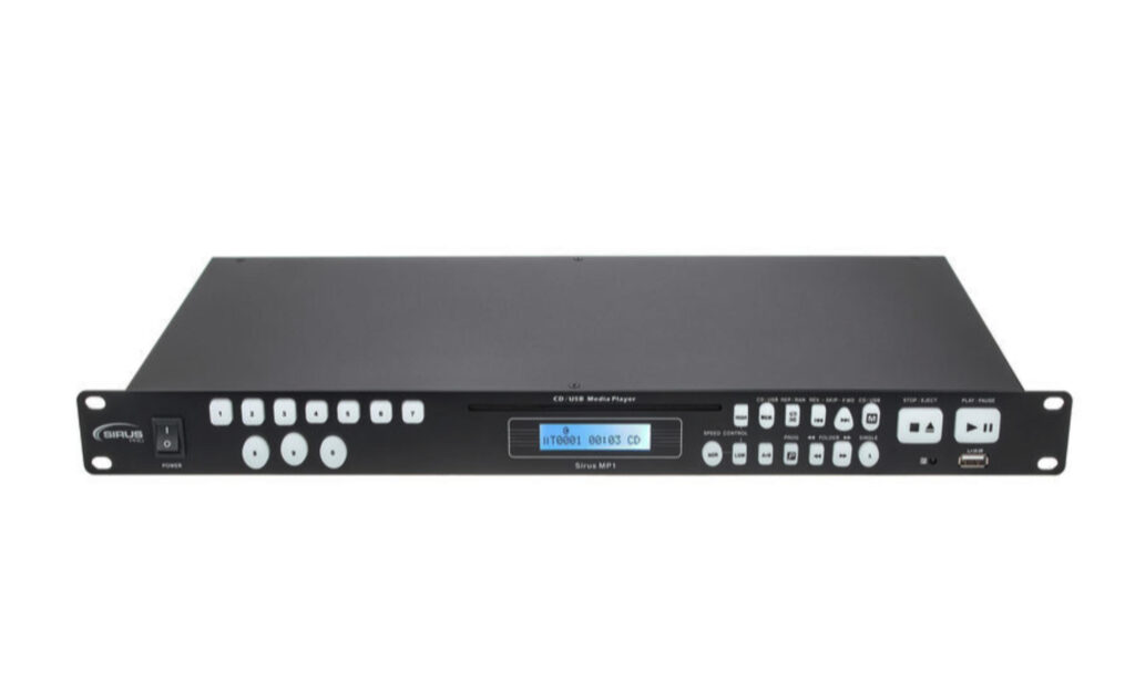 Günstiger 19-Zoll-Player für Rack und Installation: Sirus MP1 Test