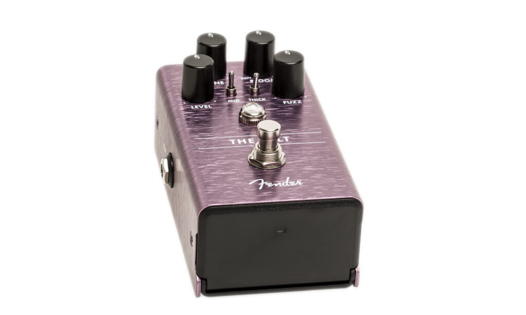 Das Fender The Pelt Fuzz-Pedal zeigt sich dank Bloom-Regler soundmäßig variabel und ist top verarbeitet.