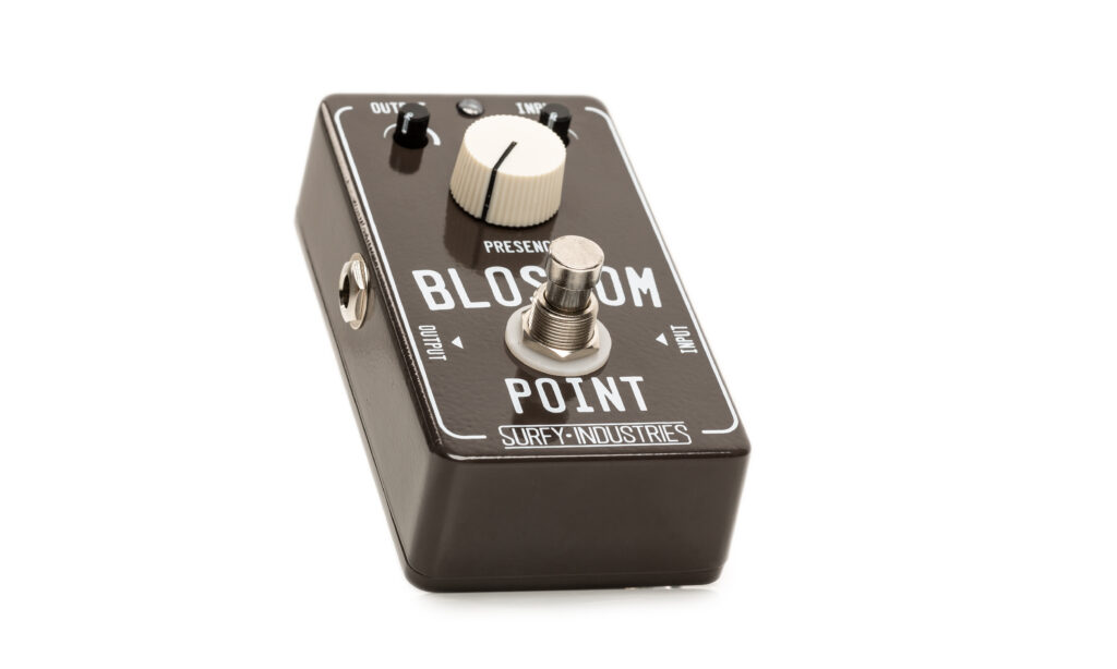 Der Surfy Industries Blossom Point V2.0 Booster verpasst dem Klang eine eigene Signatur ohne den Charakter der Gitarre zu verändern.