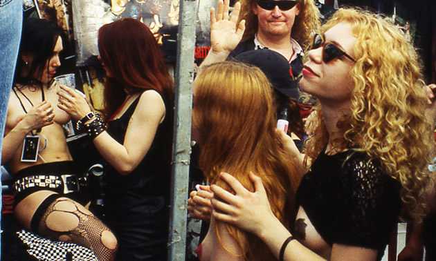 Die Damen bei der Festivalautogrammstunde (Foto: Daniel).