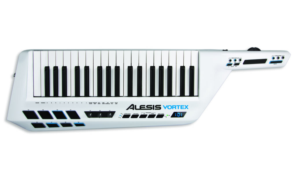 Der Alesis Vortex ist ein MIDI-Keytar-Controller mit Beschleunigungssensor. (Bild: Alesis)