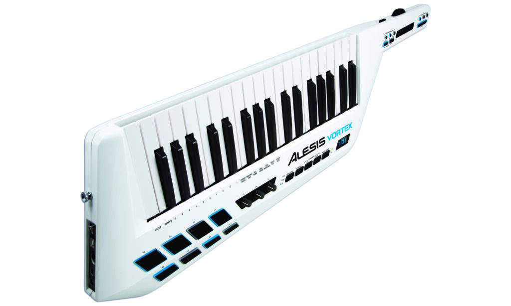 Der Alesis Vortex besitzt 8 anschlagdynamische Trigger-Pads und einen zuweisbaren Touchstrip. (Bild: Alesis)