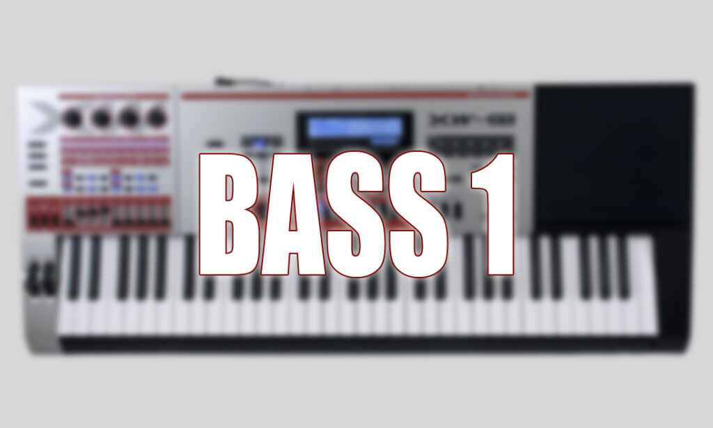 Casio XW-G1 Bass 1