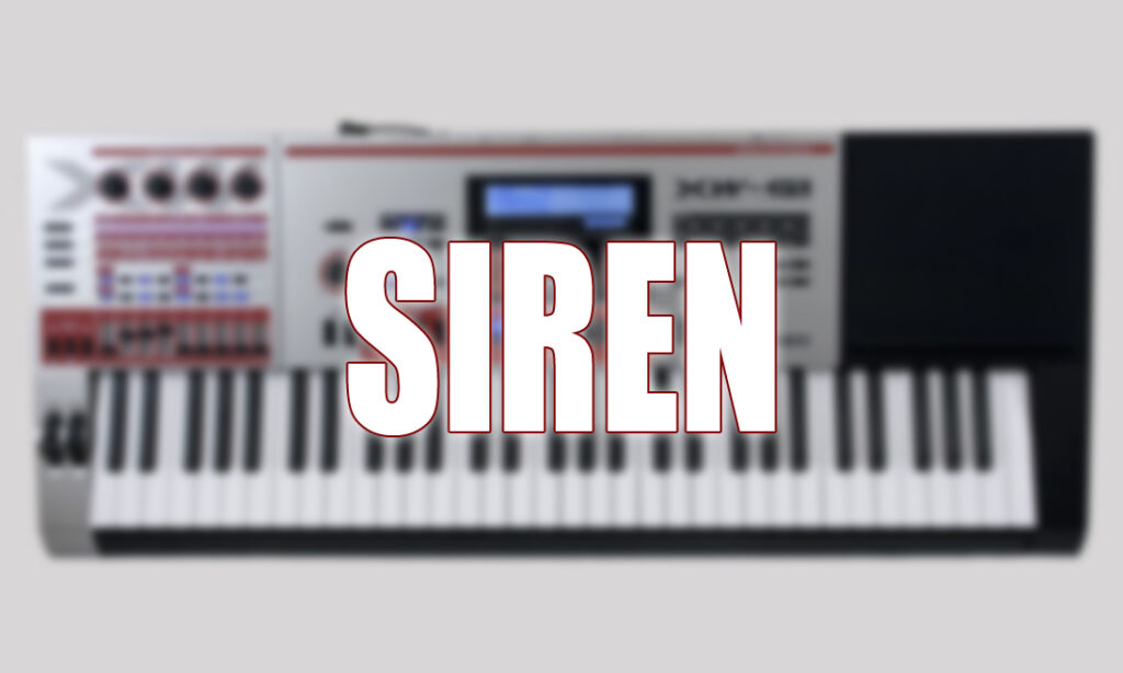 Casio XW-G1 Siren