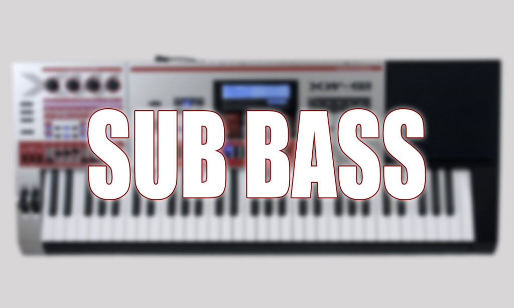 Casio XW-G1 Sub Bass