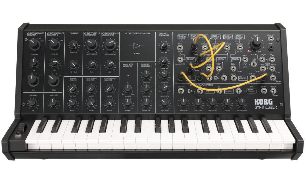 Der Korg MS20 mini wird tatsächlich gebaut. (Bild zur Verfügung gestellt von Korg)