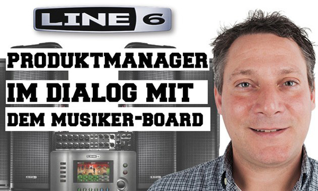 Musiker-board Aktion: Line 6 im Dialog mit Usern.