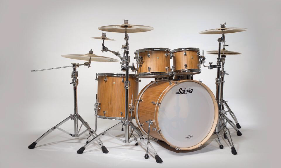 Ludwig Signet Drumset in Indian Teak Finish (zur Verfügung gestellt von Ludwig)