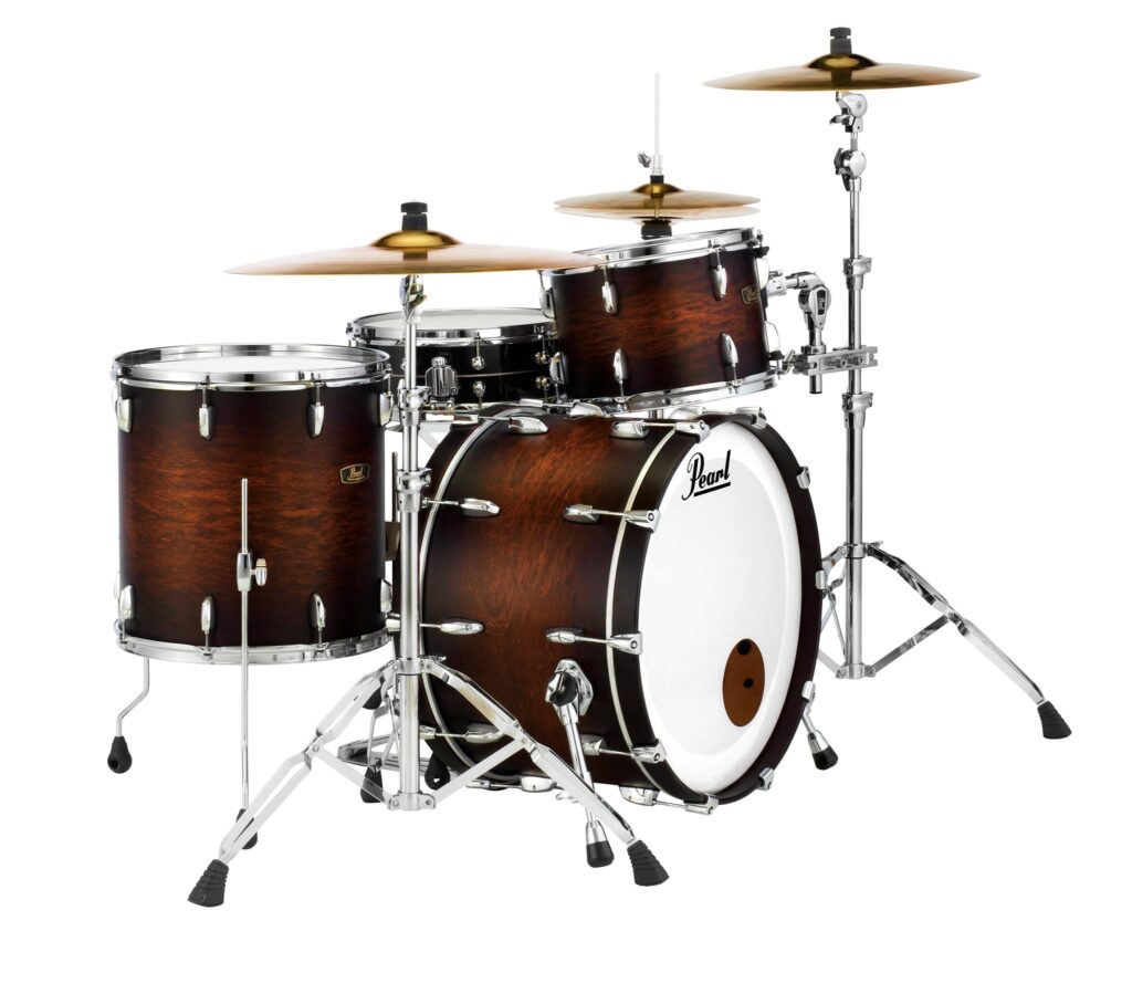 Das Pearl Wood Fiberglas Drumkit. (Bild: zur Verfügung gestellt von Pearl Drums)