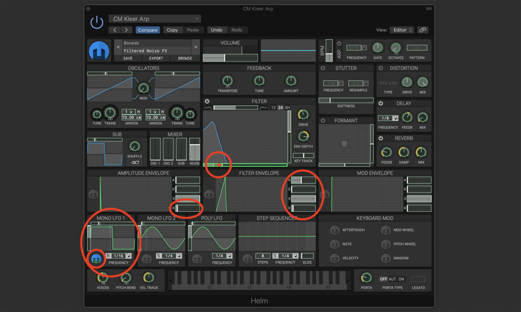 LFO mit Songtempo synchronisieren