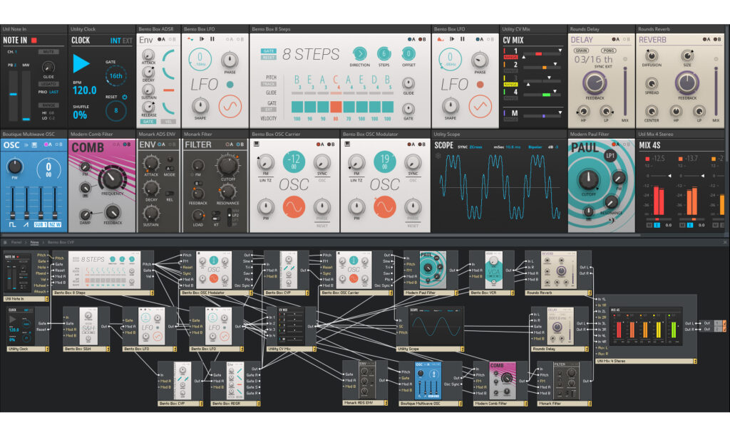 Das neue "Blocks"-Framework soll das Erstellen von Synthesizern und Effekten vereinfachen. (Bild: zur Verfügung gestellt von Native Instruments)