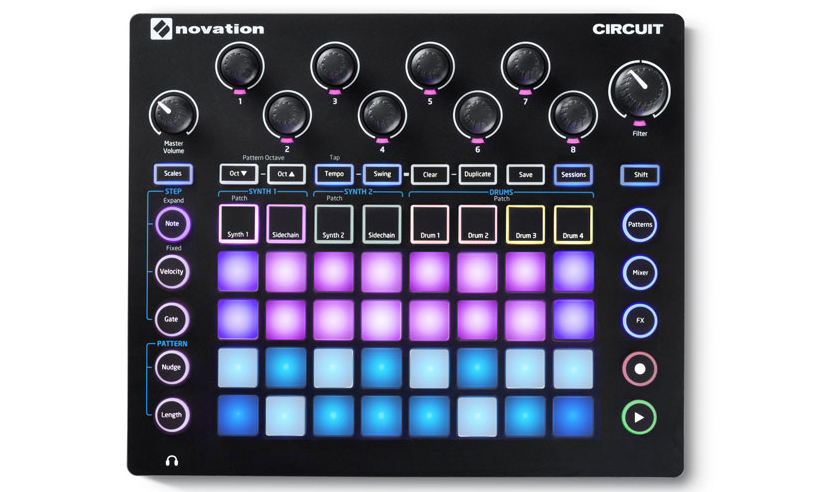 Neue Groovebox: Novation Circuit (Bild: zur Verfügung gestellt von Novation)