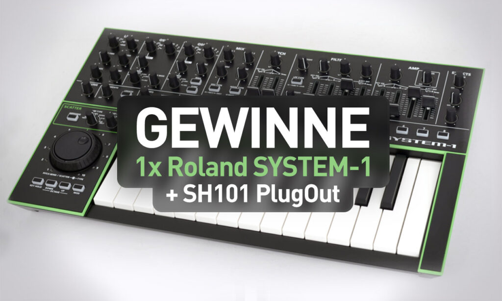 Gewinne ein SYSTEM-1 inklusive SH-101 Plug-Out von Roland.